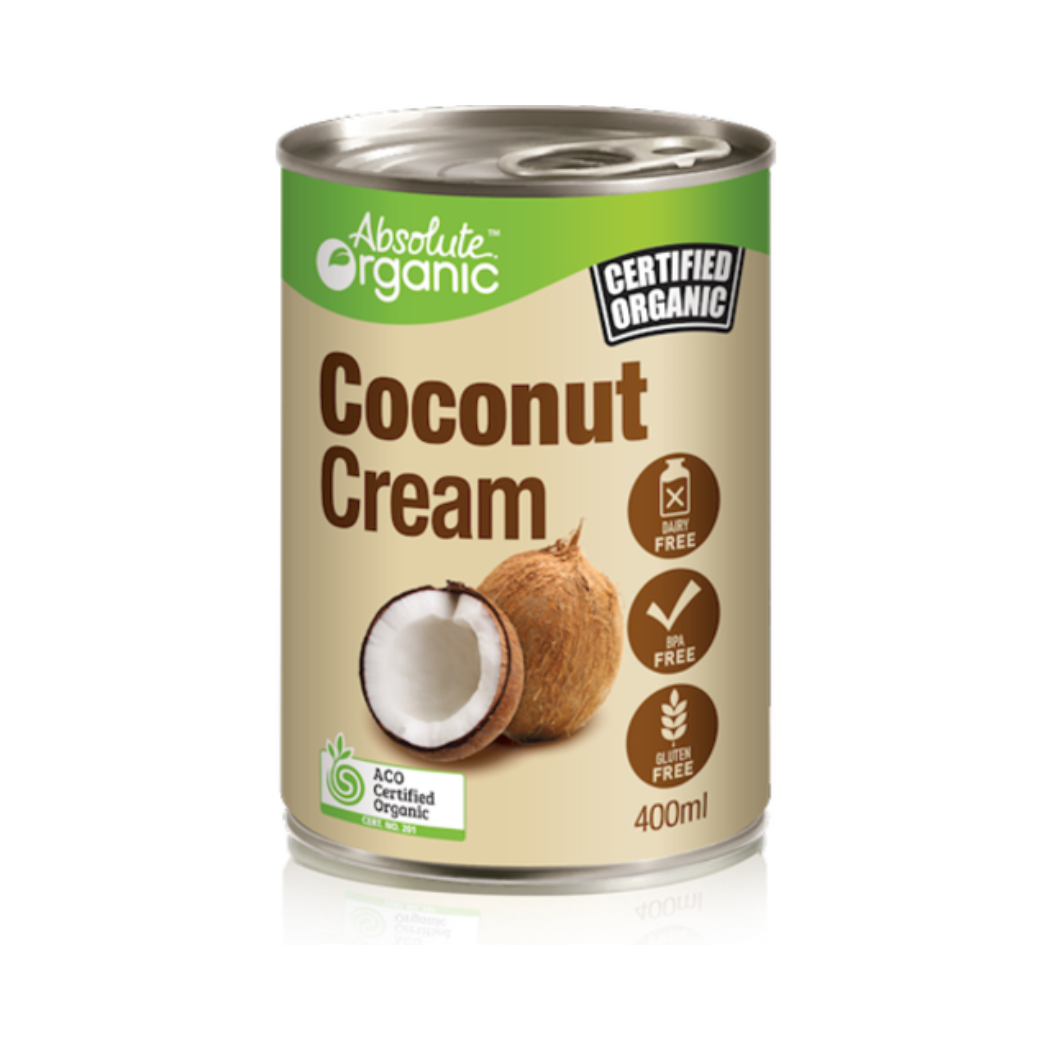 Certified Organic Coconut Cream  $4.40 for 300grms makes 500mls
