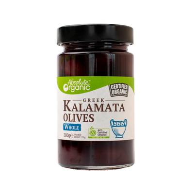 Certified Organic Kalamata  olives 900grms