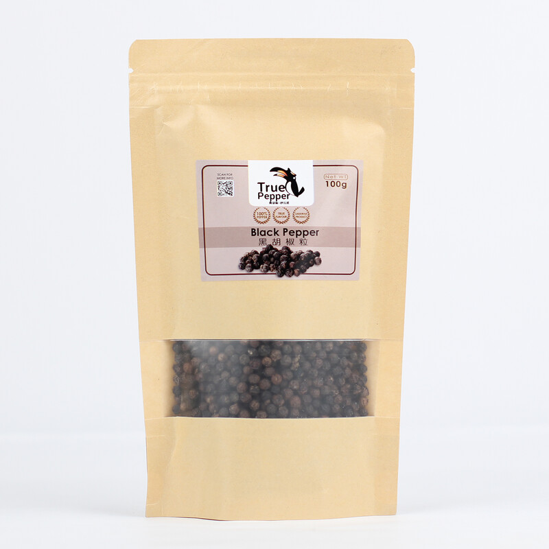 100g 黑胡椒粒（站立式） 100g Black Pepper (Stand Pack)