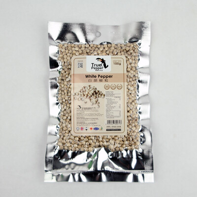100g 白胡椒粒 100g White Pepper