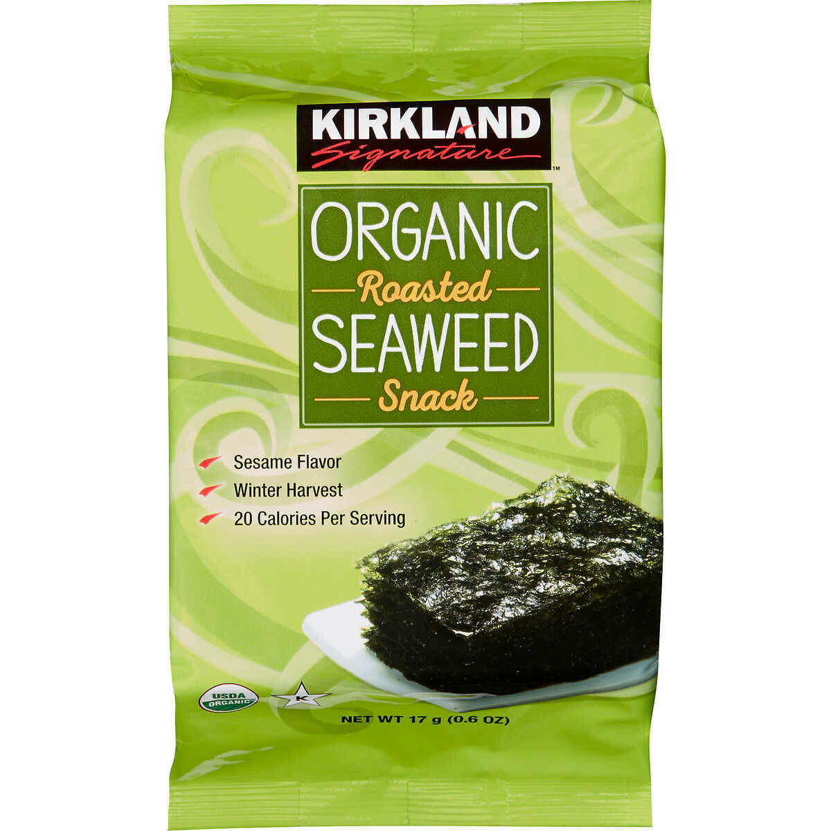 Kirkland Organic Roasted Seaweed Snack