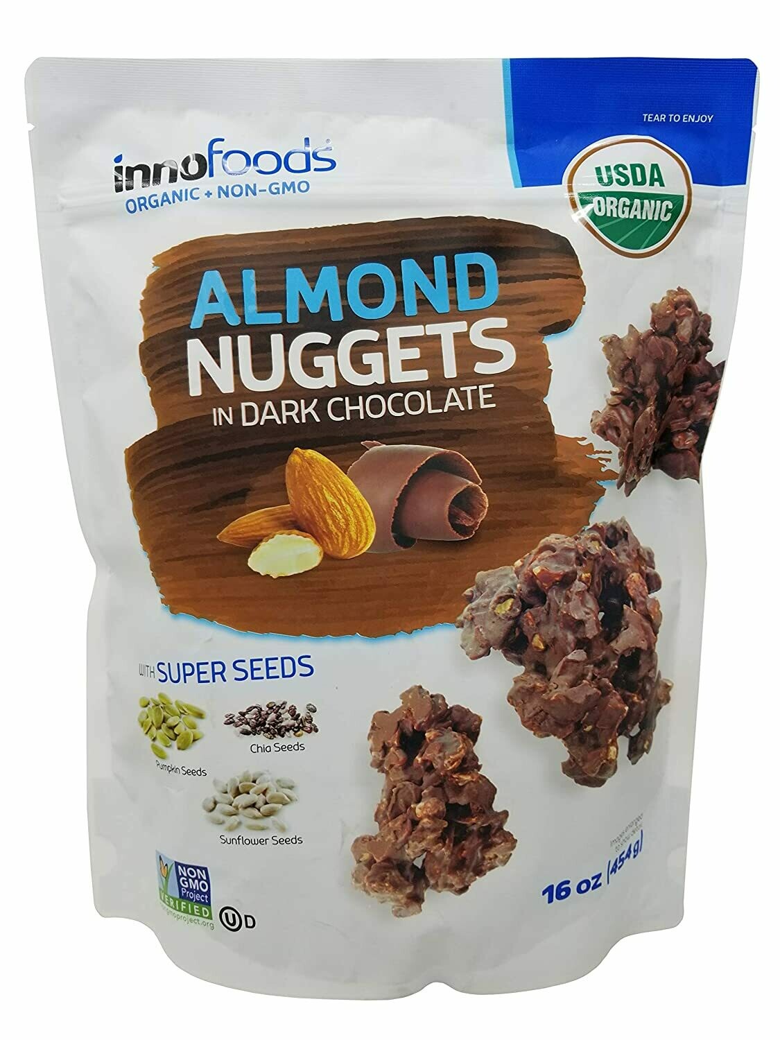 Inno Foods Almond Nuggets in Dark Chocolate