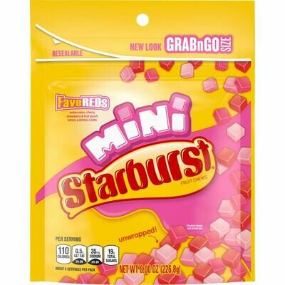 Starburst Mini Fave Reds Grab n Go Size