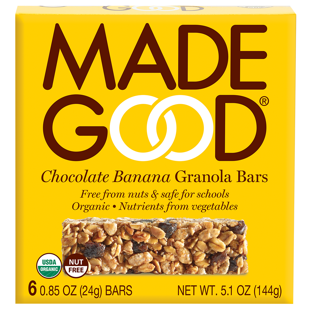 Made Good Organic Chocolate Banana Granola Bars
