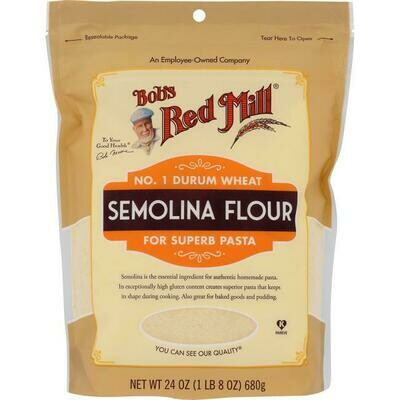 Bob's Red Mill Semolina Flour for Superb Pasta