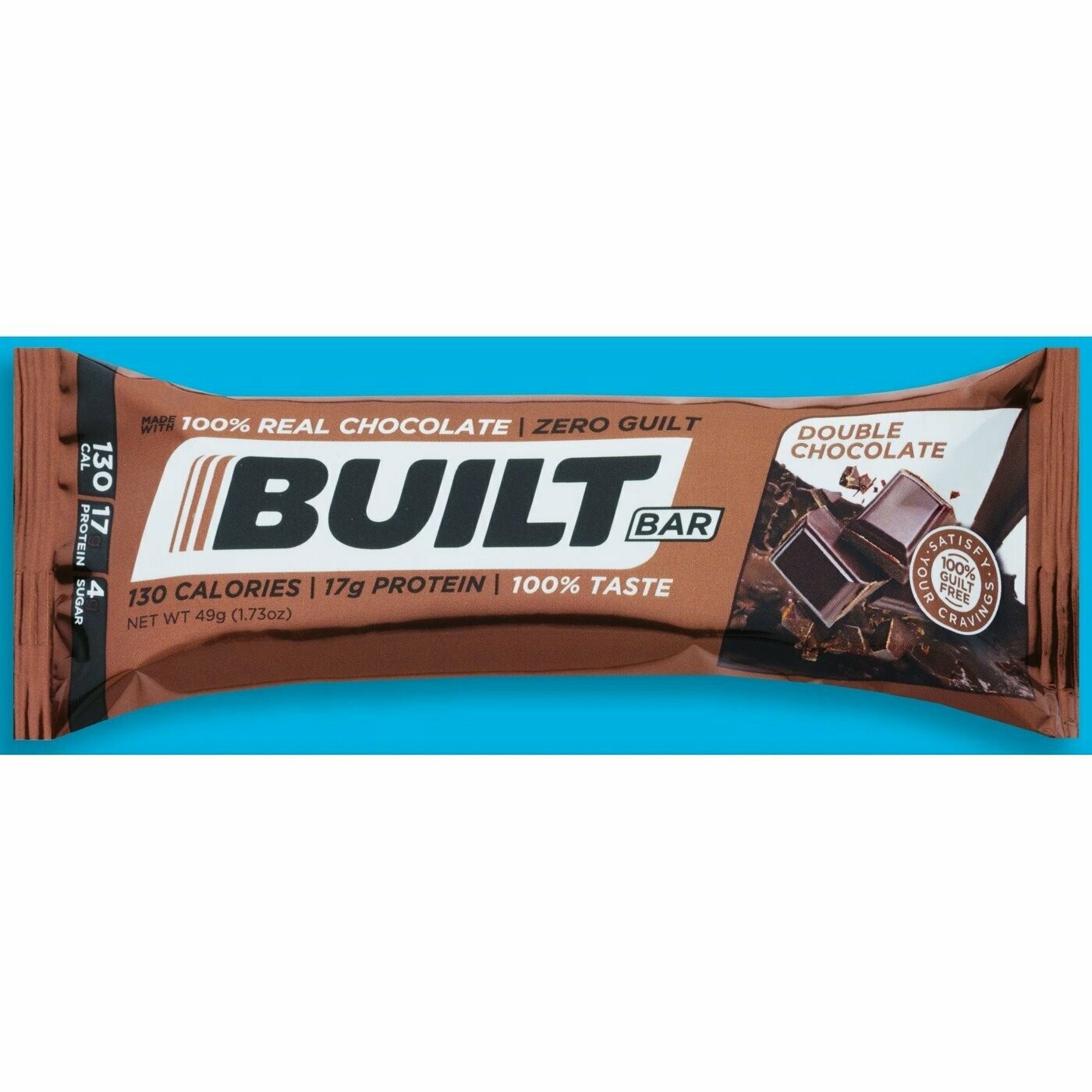 Built Bar Zero Guilt Protein Bar Double Chocolate