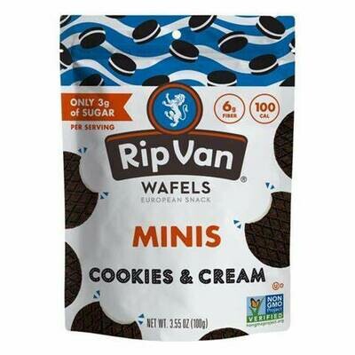 Rip Van Wafels Minis Cookies & Cream