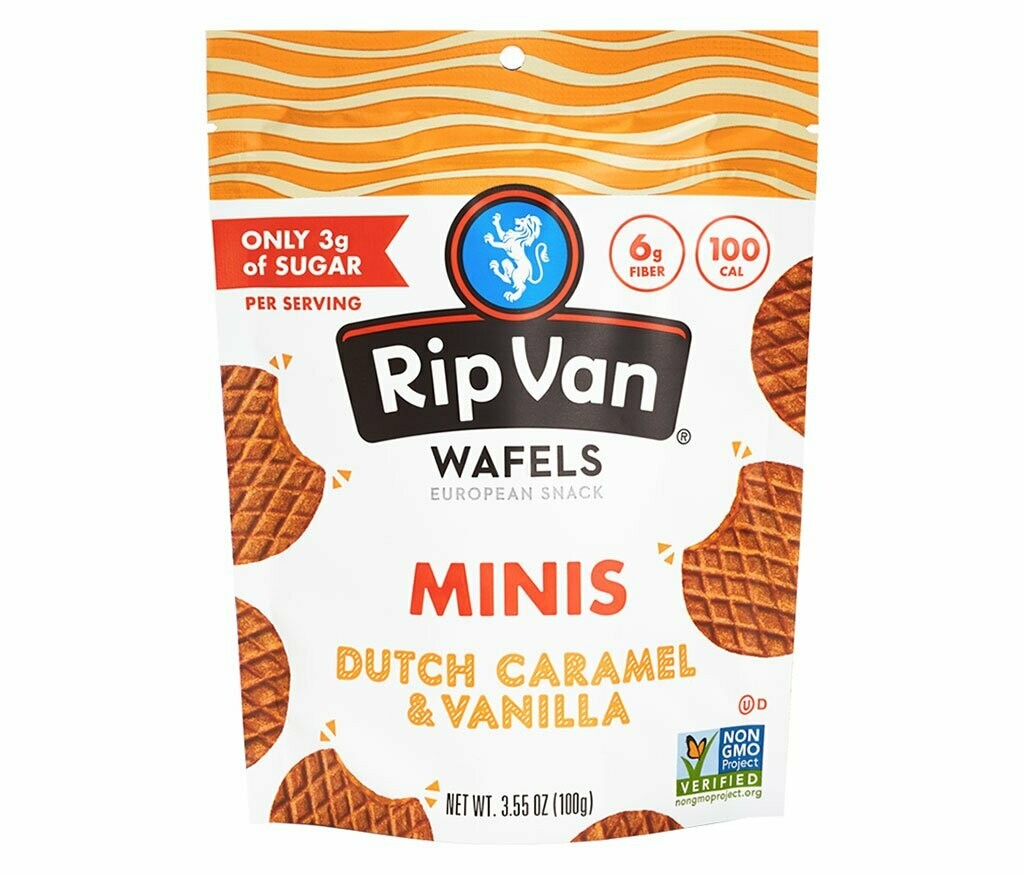 Rip Van Wafels Minis Dutch Caramel & Vanilla
