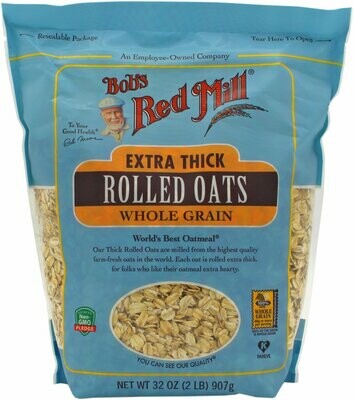 Extra Thick Rolled Oats Whole Grain