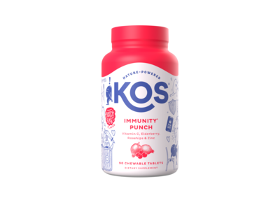 KOS Immunity Punch Vitamin C, Elderberry, Rosehips & Zinc