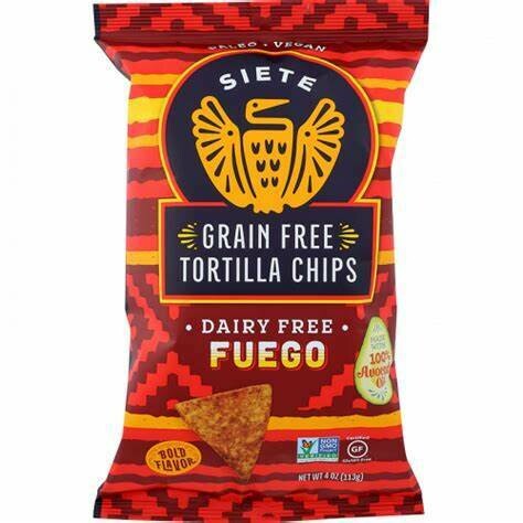 Siete Grain Free Tortilla Chips Fuego