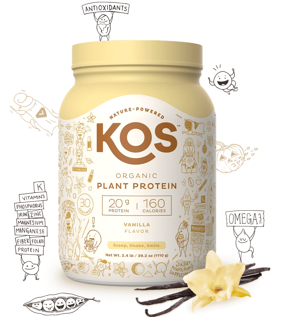 KOS Organic Plant Protein Vanilla Shake