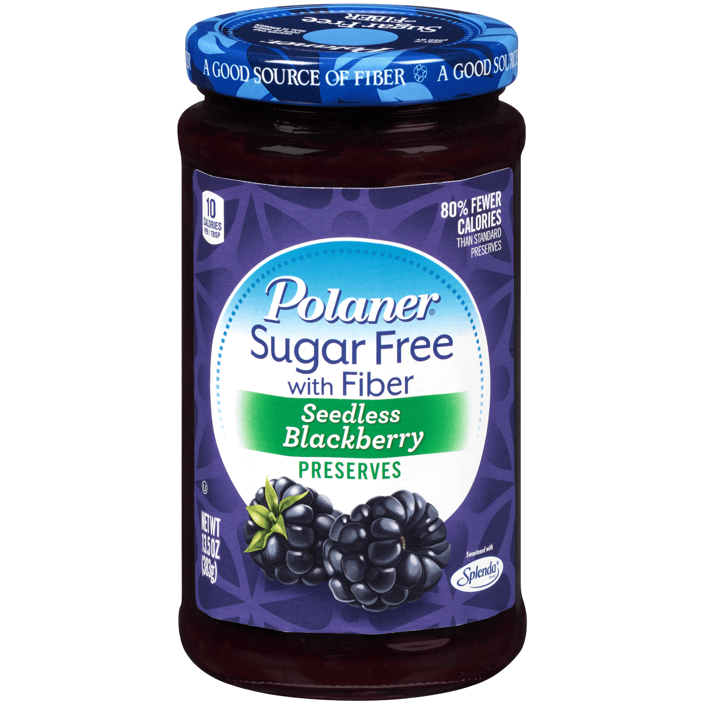 Polaner Sugar Free with Fiber Blackberry Preserves