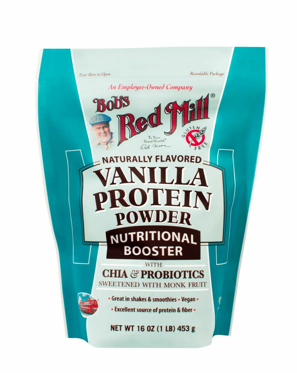 Bob's Red Mill Vanilla Protein Powder Nutritional Boost with Chia & Probiotics