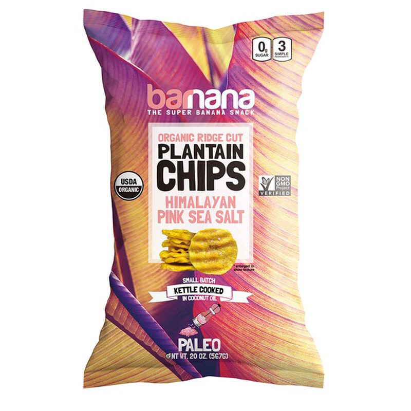 Barnana Organic Plantain Chips Himalayan Pink Salt
