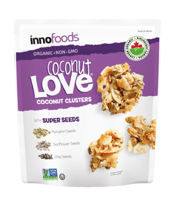 Coconut Love Organic Coconut Clusters With Super Seeds