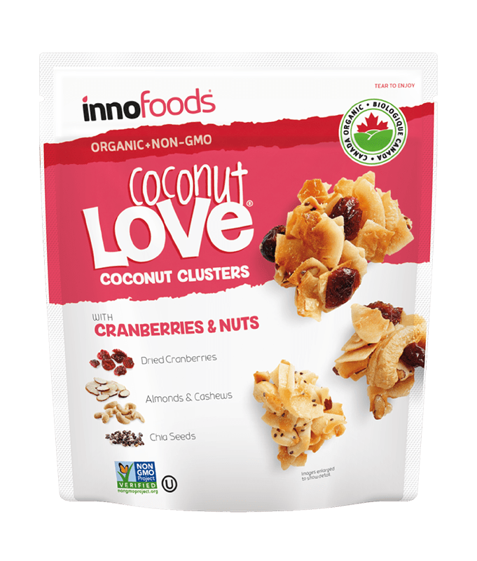 Coconut Love Organic Coconut Clusters With Cranberry & Nuts