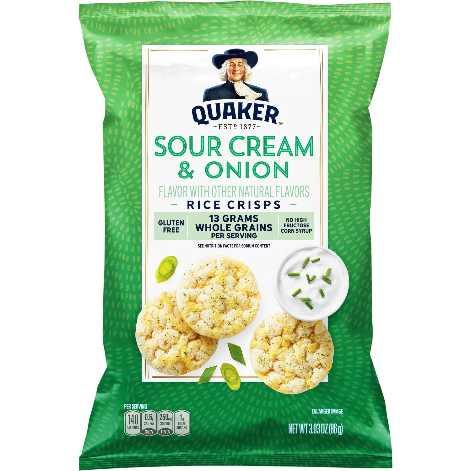 Quaker Rice Crisps Sour Cream & Onion