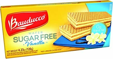 Bauducco Wafer Sugar Free Vanilla