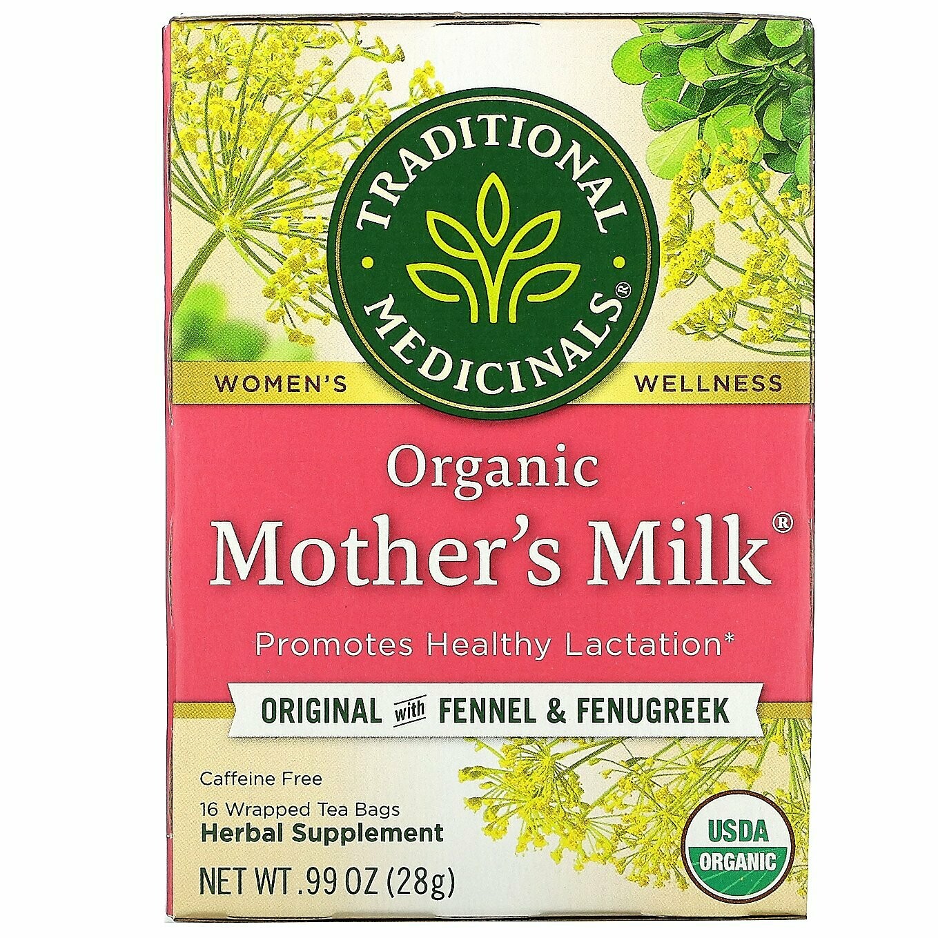 Organic Mother's Milk Original with Fennel & Fenugreek