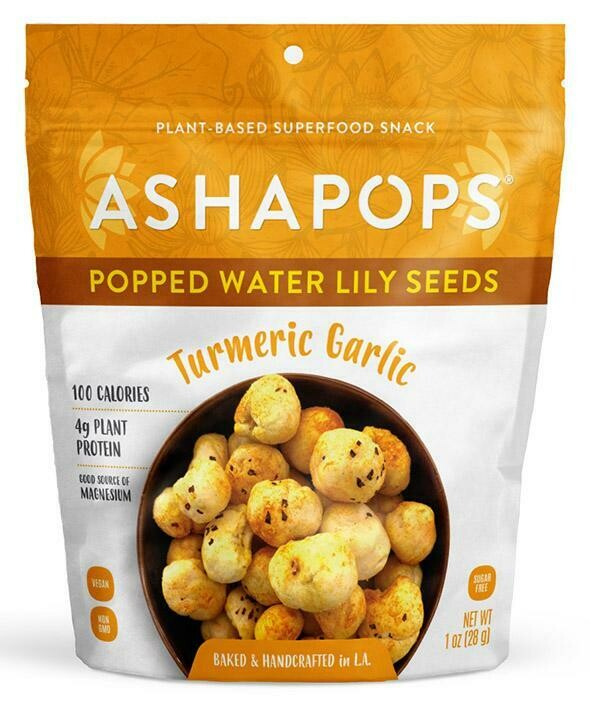 Ashapops Turmeric Garlic Popped Water Lily Seeds