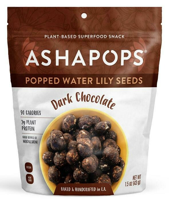 Ashapops Dark Chocolate  Popped Water Lily Seeds