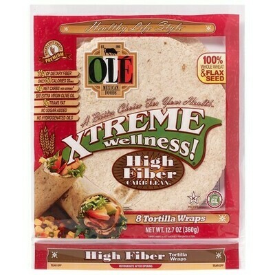 Ole Xtreme Wellness High Fiber Tortillas