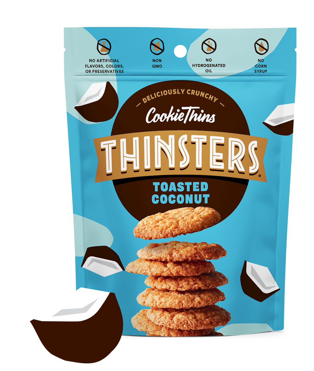 Cookie Thins Thinsters Toasted Coconut