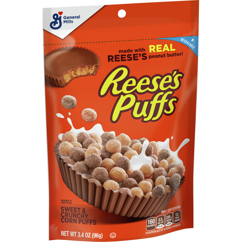 Reese's Puffs To Go Sweet & Crunchy Corn Puffs