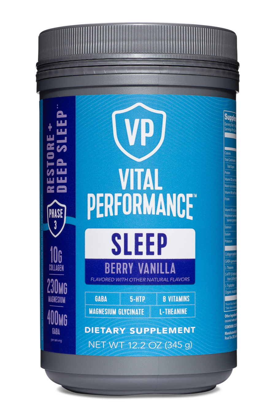 Vital Performance Sleep Beerry Vanilla Restore + Deep Sleep PHASE 3