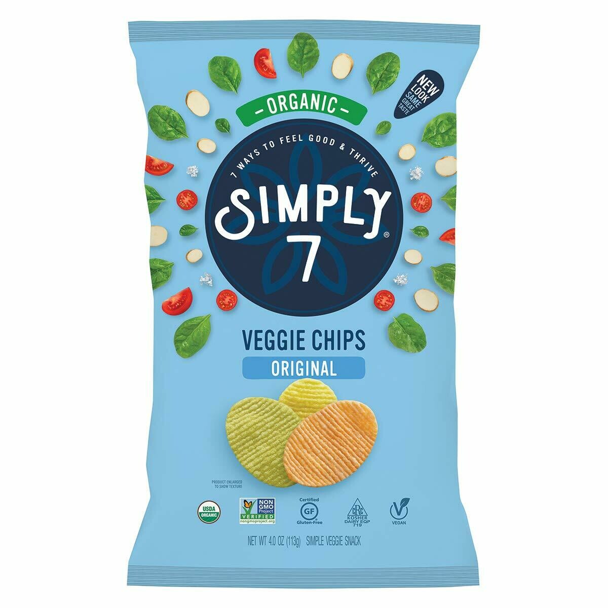 Simply 7 Organic Veggie Chips Original