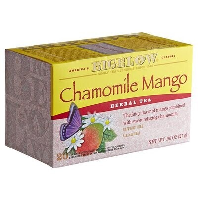 Bigelow Chamomile Mango Herbal Tea 20 bags