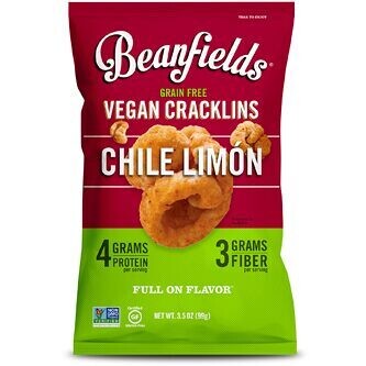 Beanfields Grain Free Vegan Cracklins Chile Limon