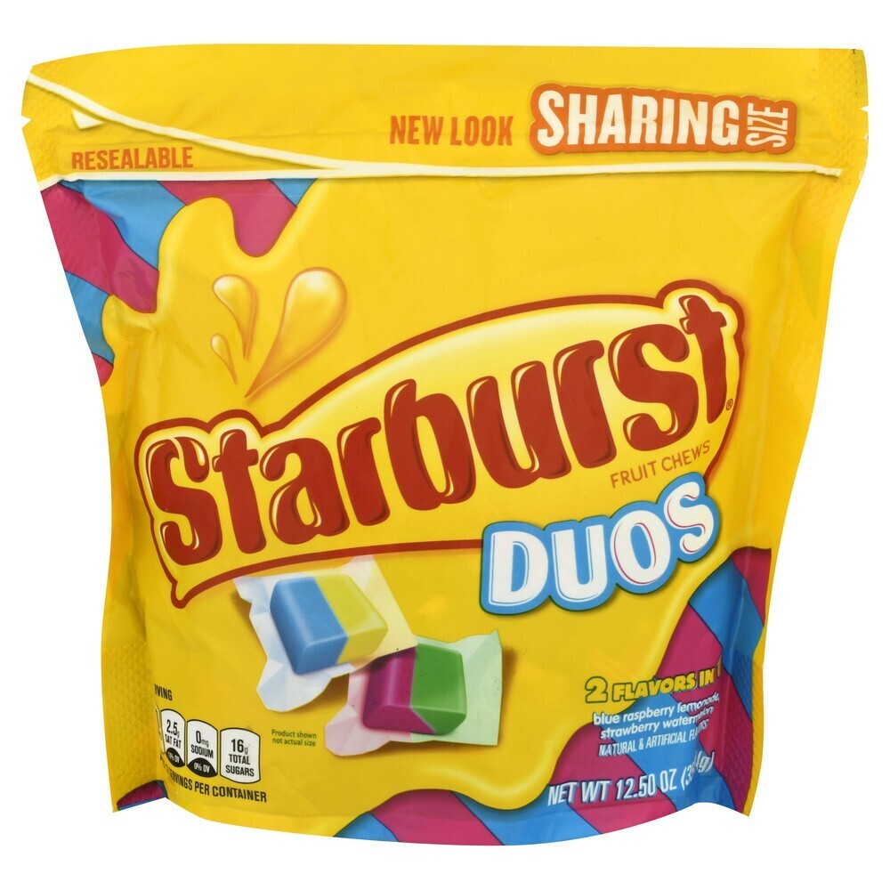 Starburst Duos Sharing Size