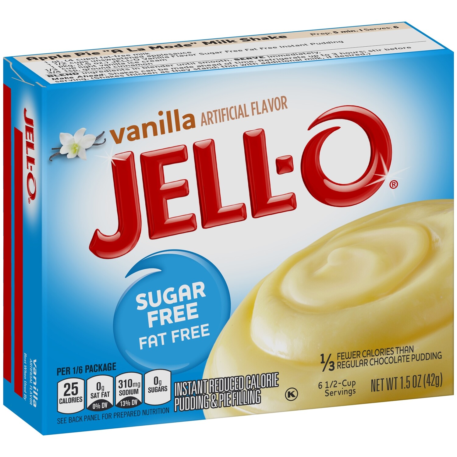 Jello Vanilla Sugar Free Fat Free