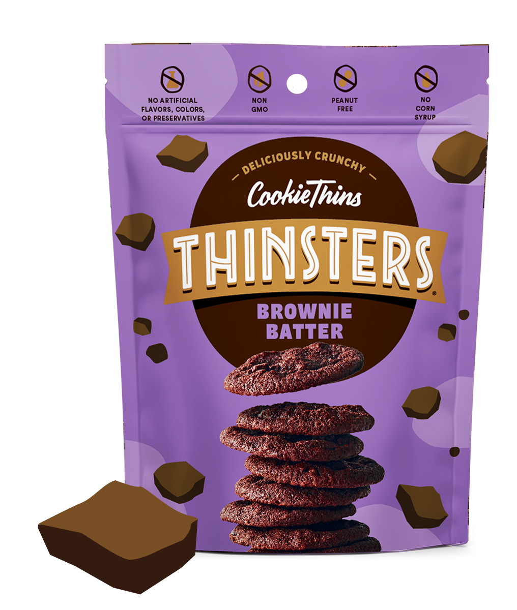 Cookie Thins Thinsters Brownie Batter