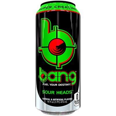 Bang Potent Brain and Body Fuel Sour Heads Super Creatine