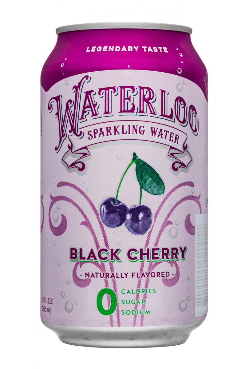 Waterloo Sparkling Water Black Cherry 0 Sugar 0 Calories