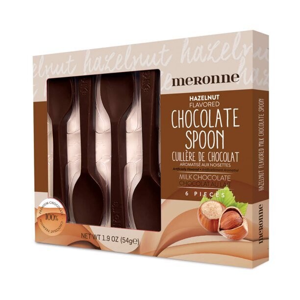 Meronne Chocolate Spoon Milk Chocolate Hazelnut