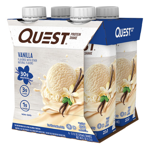 Quest Vanilla 30g Protein 4 pack
