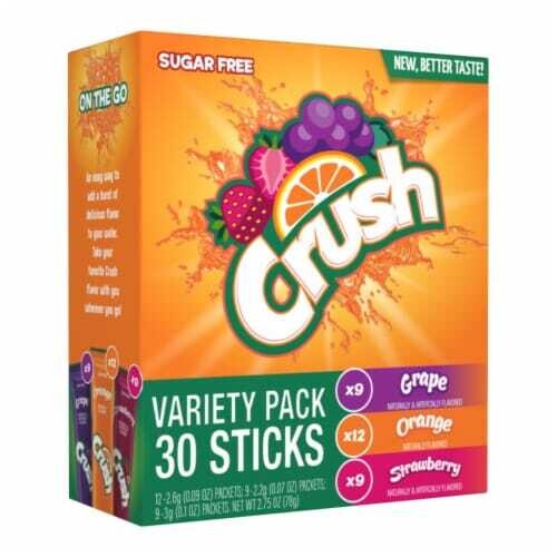 Crush Variety Pack 30 Sticks on the go