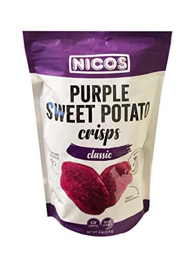 Nicos Purple Sweet Potato Crisps Classic Gluten Free