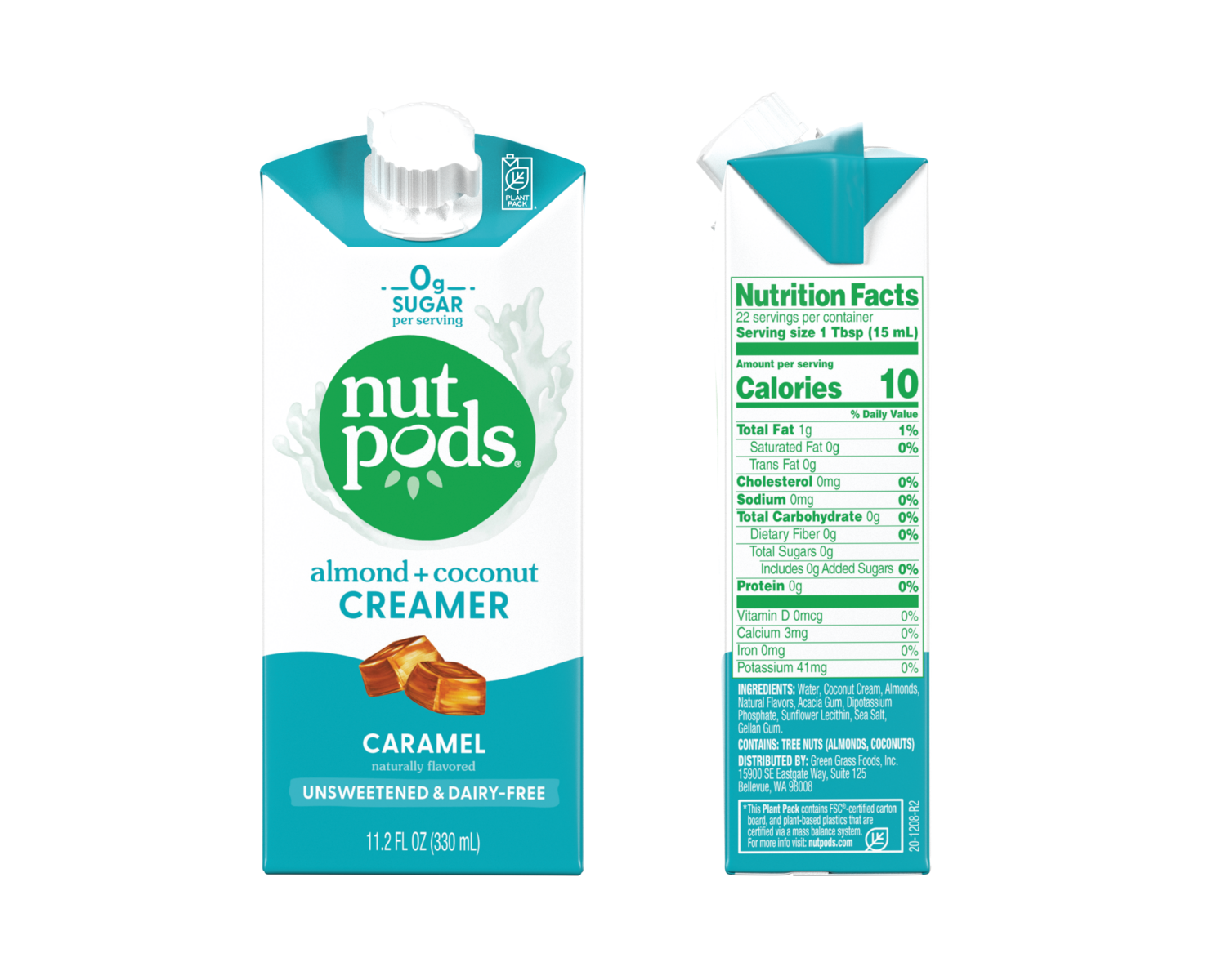 Nut Pods Almond + Coconut Creamer Caramel 0g Sugar