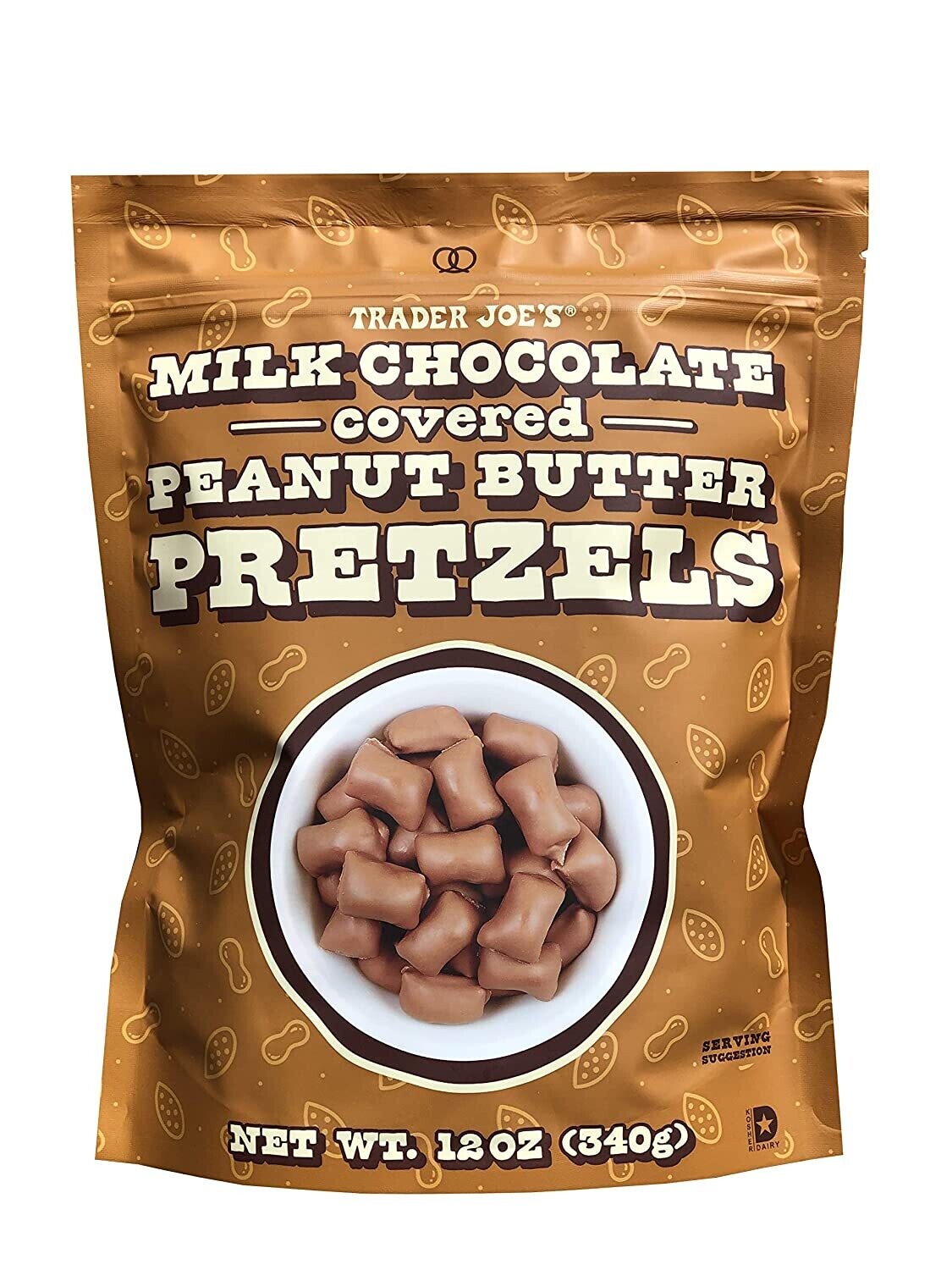 Trader Joe's Milk Chocolate covered Peanut Butter Pretzels