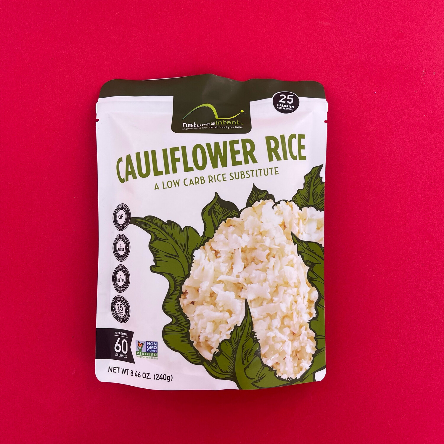 Nature's Intent Cauliflower Rice A Low Carb Rice Substitute