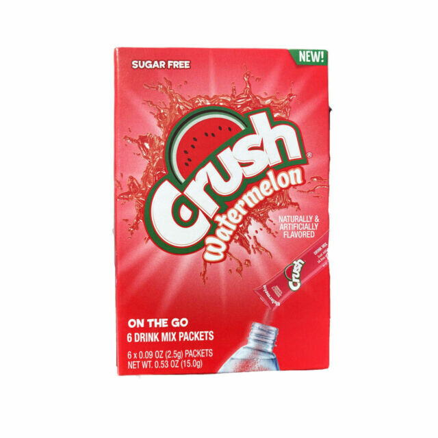 Crush Watermelon Sugar Free On the Go Drink Mix