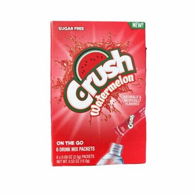Crush Strawberry Sugar Free On the Go Drink Mix