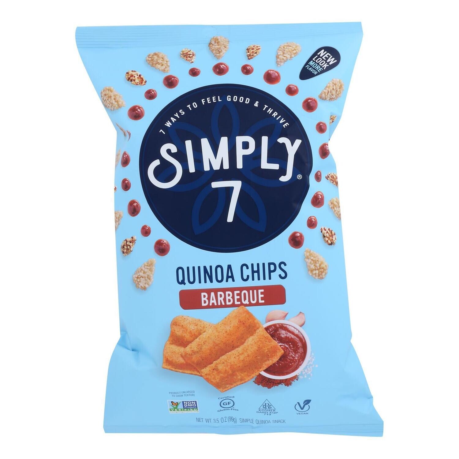 Simply 7 Organic Quinoa Chips Barbecue