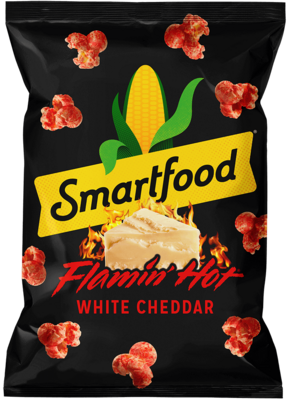 Smart Food Popcorn Flamin Hot White Cheddar