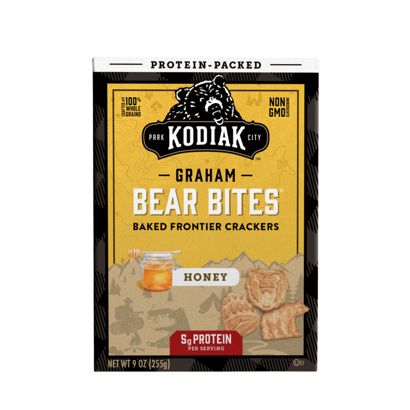 Kodiak Cakes Graham Bear Bites Crackers Honey